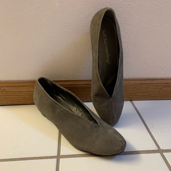Soft Surroundings Shoes - Soft surroundings gray women’s shoes
